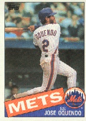 1985 Topps Baseball Cards      598     Jose Oquendo